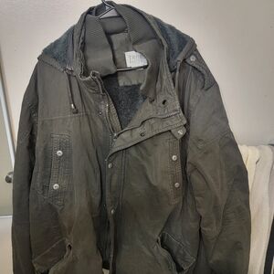 True Nation Men's Patch and Welt Military Field Jacket